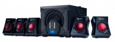 BOXE 5.1 GENIUS &amp;quot;SW-G5.1 3500&amp;quot;, RMS: 10Wx5 + 30Wx1, black, telecomanda &amp;quot;31731017100&amp;quot; (include timbru verde 1 leu) foto