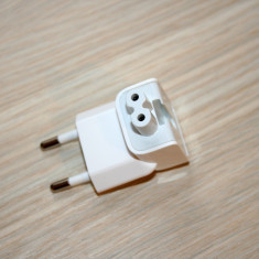 Adaptor priza incarcator Apple Macbook, Magsafe, Iphone, Ipad. Este noua, alb. foto