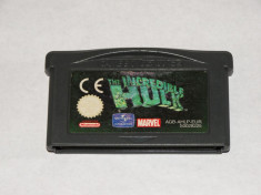 Joc Nintendo Gameboy Advance GBA - The Incredible Hulk foto