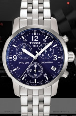 Ceas barbatesc Tissot PRC200 Clasic Cadran albastru foto