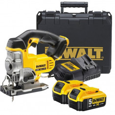 Set Fierastrau pendular DeWalt DCS331N 18v XR Li-Ion Cordless cu 2 acc de 5Ah foto