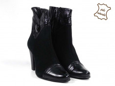 Botine dama din piele Valleverde 8235-006 foto