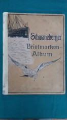 SCHWANEBERGER BRIEFMARKEN-ALBUM/ POSTAGE -STAMP ALBUM/ALBUM TIMBRES-POSTE/1930 foto