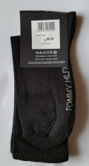 Sosete - Ciorapi Tommy Hilfiger - Made In Italy 100% Bumbac Marimea 41-46 Negru foto