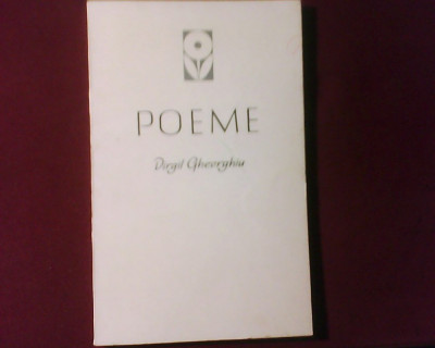 Virgil Gheorghiu Poeme, ed. princeps, tiraj 1940 exemplare foto