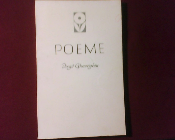 Virgil Gheorghiu Poeme, ed. princeps, tiraj 1940 exemplare