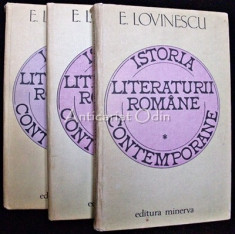 Istoria Literaturii Romane Contemporane - Eugen Lovinescu foto