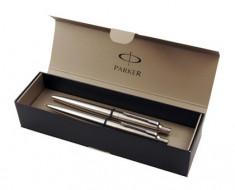 SET PARKER JOTTER PIX+CREION MECANIC STAINLESS STEEL CT foto