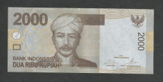 INDONEZIA INDONESIA 2000 2.000 RUPII RUPIAH 2014 [2] P-148f , XF+ foto