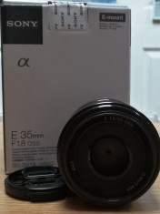 Sony E-mount SEL 35mm F1.8 OSS foto