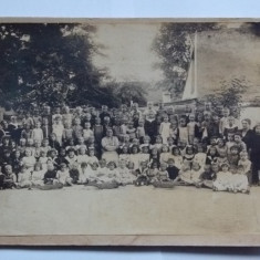 RARA FOTOGRAFIE TRANSILVANIA-GRUP DE ELEVI DIN BRASOV/ BRASSO, ANONIM, DUPA 1910