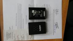 Zippo negru mat foto