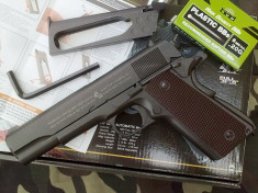 Pistol Airsoft Colt M1911 [FULL METAL][CO2] + munitie si gaz foto