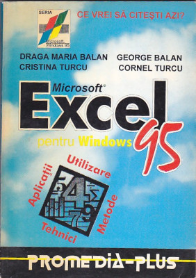 DRAGA MARIA BALAN - EXCEL PENTRU WINDOWS 95 foto