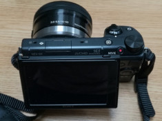 Sony NEX-5R, 16.1MP, Black + Obiectiv 16-50mm foto