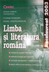 Limba si literatura romana de Eugen Simion, Florina Rogalski, Daniel Cristea foto