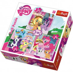 Puzzle My Little Pony 3 in 1 Trefl foto