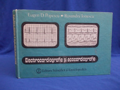 EUGEN D. POPESCU - ELECTROCARDIOGRAFIE SI ECOCARDIOGRAFIE - 1988 foto