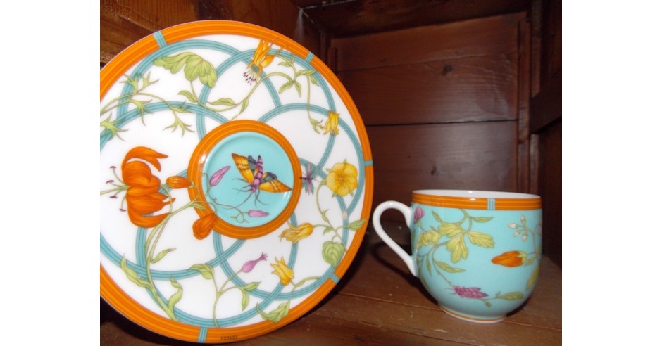 Hermes Paris - Assiette, La siesta - Porcelaine