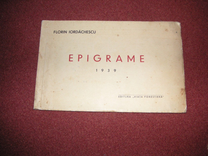 Florin Iordachescu - Epigrame