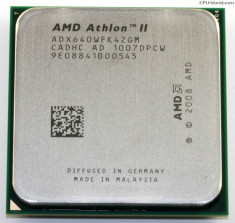 AMD Athlon II X4 Quad Core 640 3 ghz socket AM3 foto