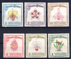 COLUMBIA 1947, Flora, serie neuzata, MNH foto