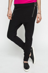 Pantaloni Casual Dama ANSWEAR Negru -50-SPD003 foto