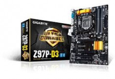 Placa de baza SOKET 1150 GIGABYTE GA-Z97P-D3, noua, la cutie cu accesorii. foto