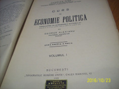 curs de economie politica ch. gide- vol I, dupa editia a noua an 1927 foto