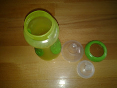 Green Nuby cana polipropilena 415 ml foto