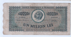 bancnota Romania 1 milion lei 1947 -1000000 lei 1947......, foto