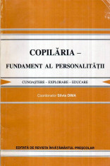 Copilaria - Fundament al personalitatii - Cunoastere. Explorare. Educare - Autor(i): Silvia foto