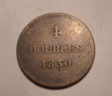 4 doubles 1830 Guernesey, Europa