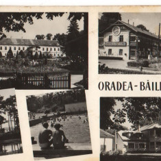 CPI (B7503) CARTE POSTALA - ORADEA. BAILE "1 MAI", MOZAIC, 1961, RPR