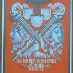Carte postala nazista cromolitografiata , Munchen , 1939