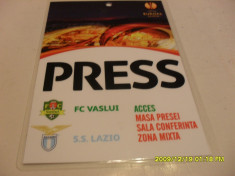 Acreditare presa F.C. Vaslui - Lazio foto