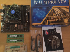 Placa de baza MSI B150M PRO-VDH cu procesor Core i5 6400 2.7ghz+16gb ddr4 foto