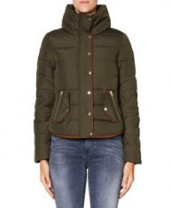 Jacheta cambrata cu puf Vero Moda - 10111824 - forest green foto