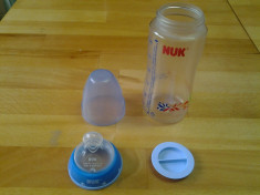 NUK Baby Blue First Choice Biberon 300 ml tetina silicon foto