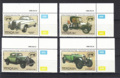 VENDA 1986, Automobile de epoca, serie neuzata, MNH foto