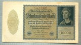 A 1016 BANCNOTA-GERMANIA-10000 MARK-ANUL 1922-SERIA 256699-starea care se vede