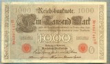 A1024 BANCNOTA-GERMANIA-1000 MARK -ANUL 1910 -SERIA 4867447-starea care se vede