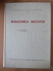 MANASTIREA SUCEVITA- MUSICESCU, BERZA- colectia &amp;quot;monografii de monumente&amp;quot; foto