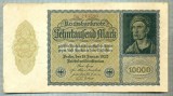 A 1018 BANCNOTA-GERMANIA-10000 MARK-ANUL 1922-SERIA 243580-starea care se vede