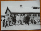 Dr. Petru Groza si Gheorghe Apostol in vizita in China , vizitand o ferma , 1954