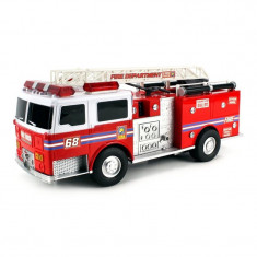 Masina pompieri Fire Truck, girofar, telecomanda foto
