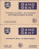 Carti postale Gent, Belgia - Catedrala St. Bavon - 2 carnete 25 vederi anii &#039;30