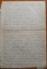 Manuscris Karl Storck (1854-1926), 4 pagini, Germana, Interbelic. Autograf sculptor Carol Storck despre tatal sau Karl Storck