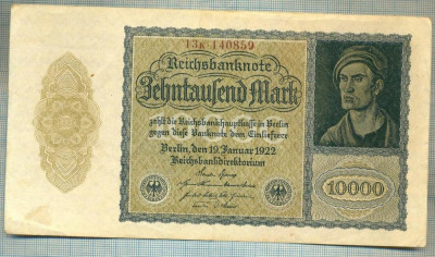 A 1019 BANCNOTA-GERMANIA-10000 MARK-ANUL 1922-SERIA 140859-starea care se vede foto