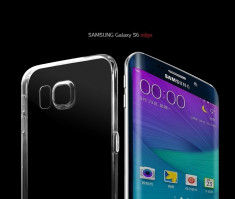 Husa transparenta TPU silicon soft subtire crystal clear Samsung Galaxy S6 EDGE foto